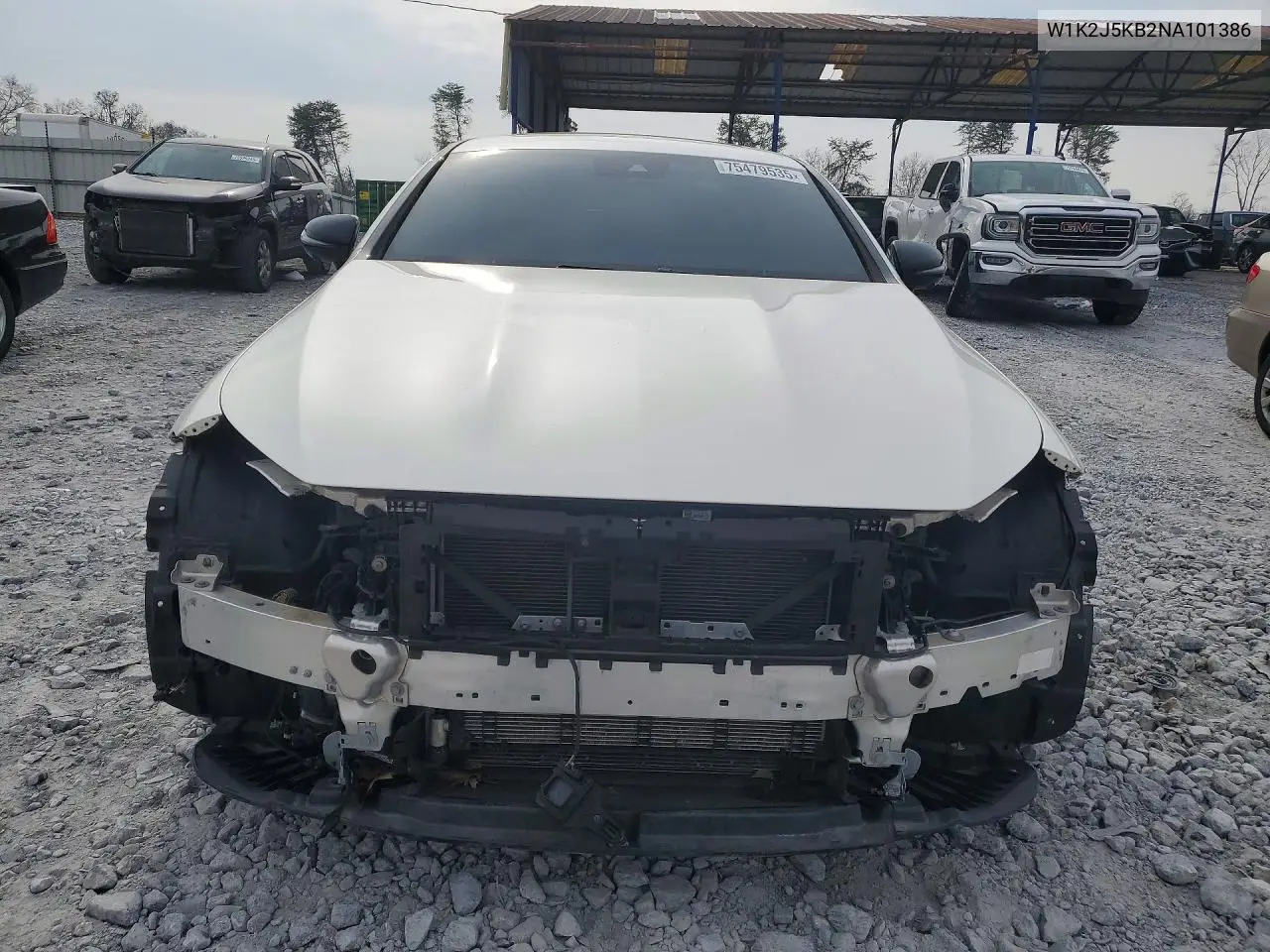 2022 Mercedes-Benz Cls VIN: W1K2J5KB2NA101386 Lot: 75479535