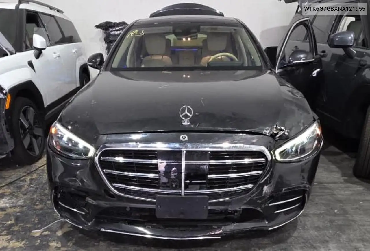 W1K6G7GBXNA121955 2022 Mercedes-Benz S 580 4Matic