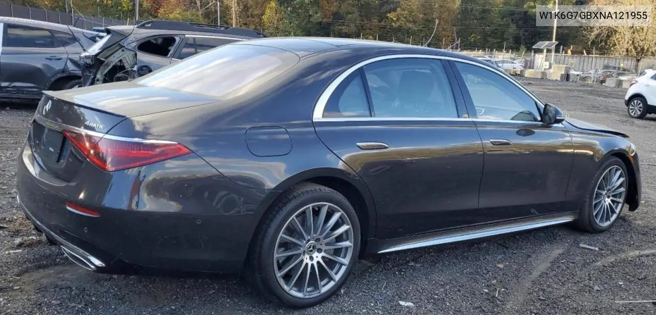 W1K6G7GBXNA121955 2022 Mercedes-Benz S 580 4Matic