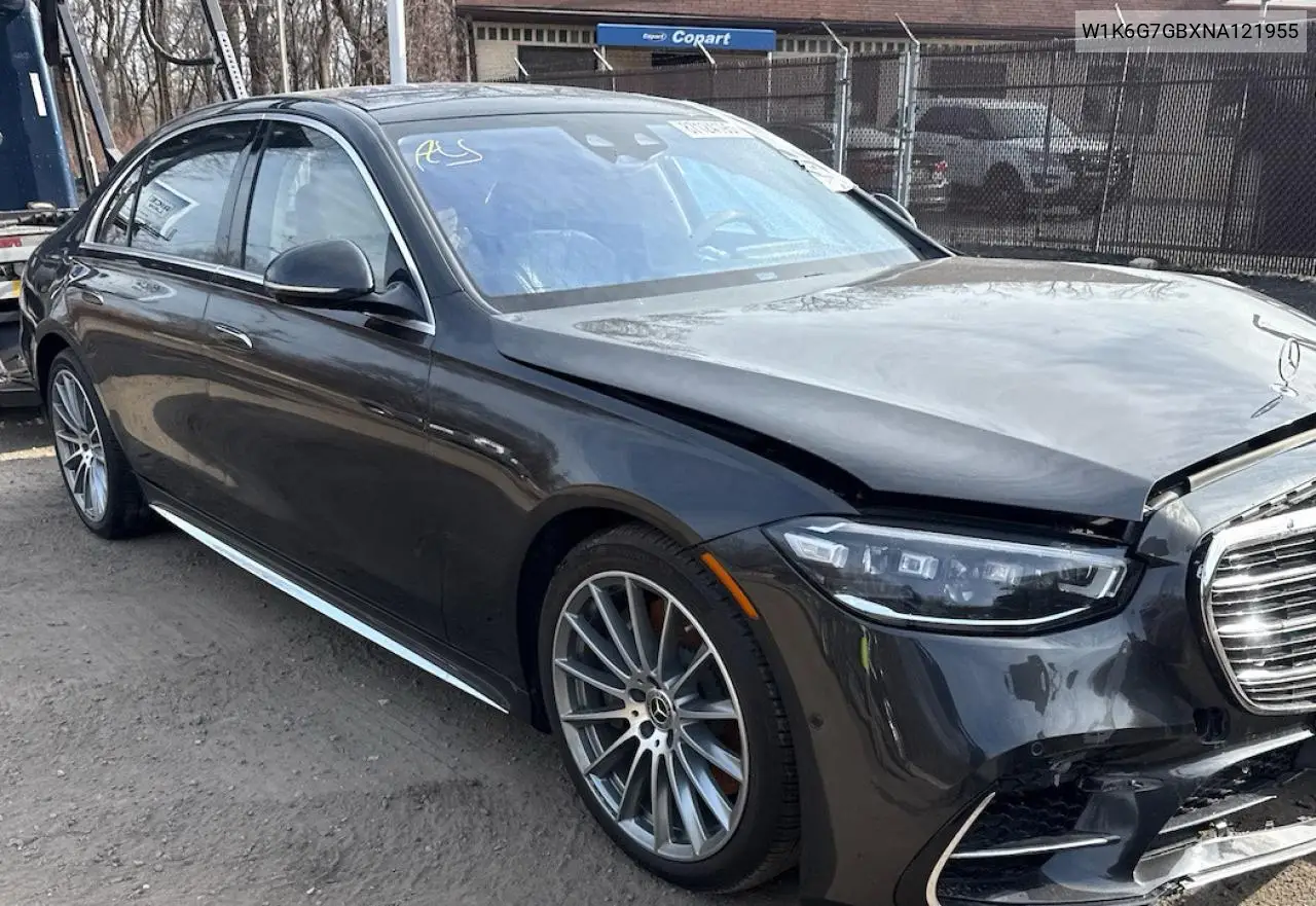 W1K6G7GBXNA121955 2022 Mercedes-Benz S 580 4Matic
