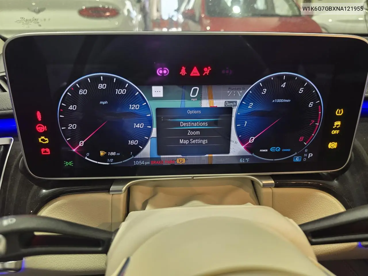 W1K6G7GBXNA121955 2022 Mercedes-Benz S 580 4Matic