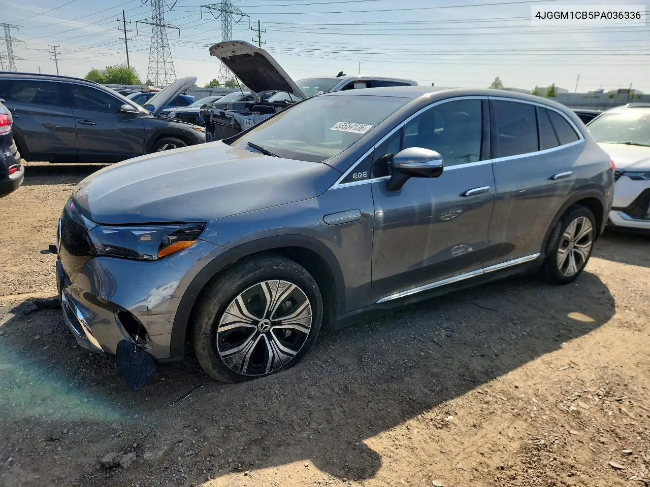 2023 Mercedes-Benz Eqe Suv 350 4Matic VIN: 4JGGM1CB5PA036336 Lot: 53554136