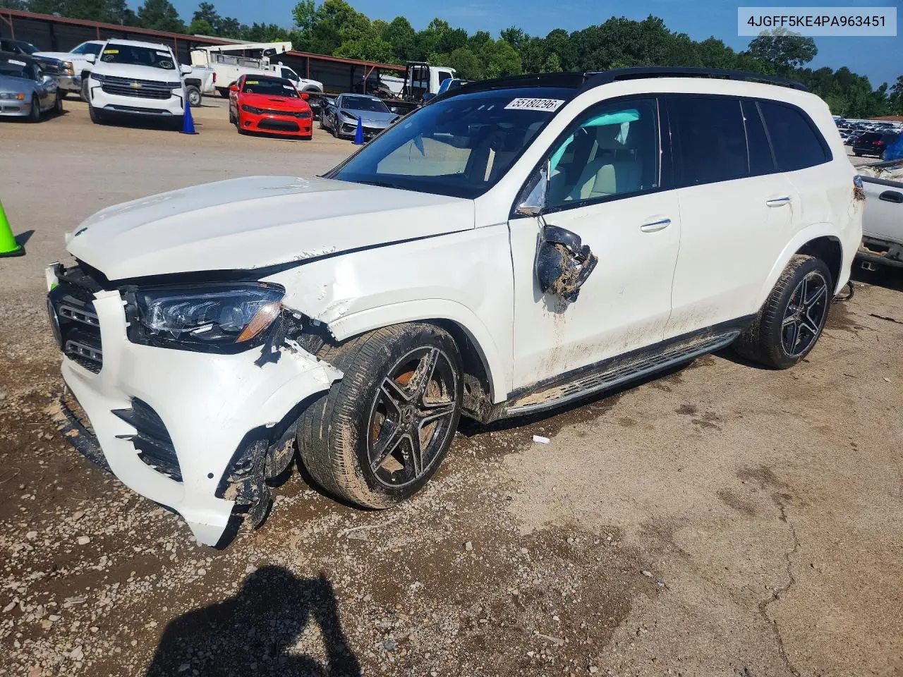2023 Mercedes-Benz Gls 450 4Matic VIN: 4JGFF5KE4PA963451 Lot: 55180296