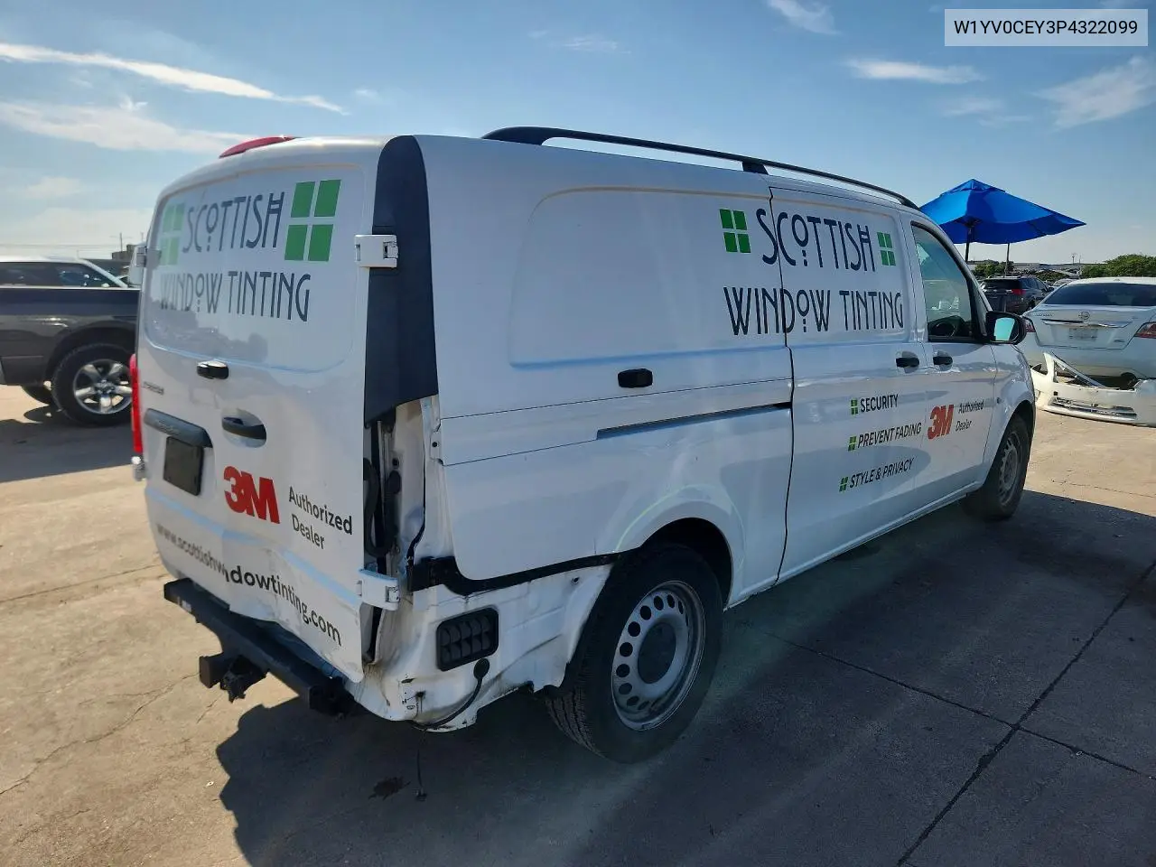 2023 Mercedes-Benz Metris VIN: W1YV0CEY3P4322099 Lot: 55435976