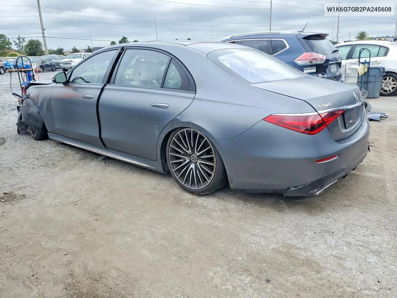 2023 Mercedes-Benz S 580 4Matic VIN: W1K6G7GB2PA245608 Lot: 55796186