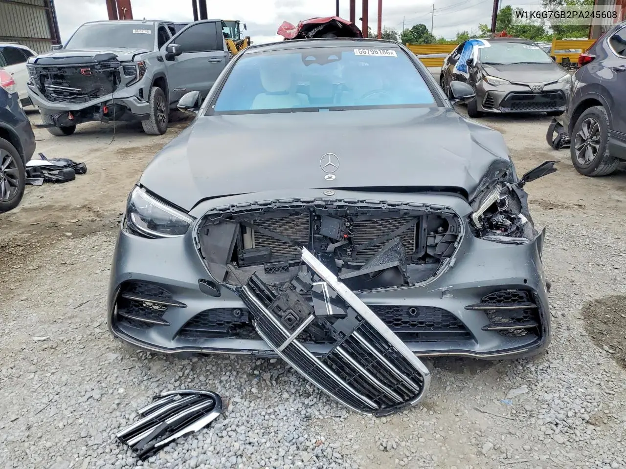 2023 Mercedes-Benz S 580 4Matic VIN: W1K6G7GB2PA245608 Lot: 55796186