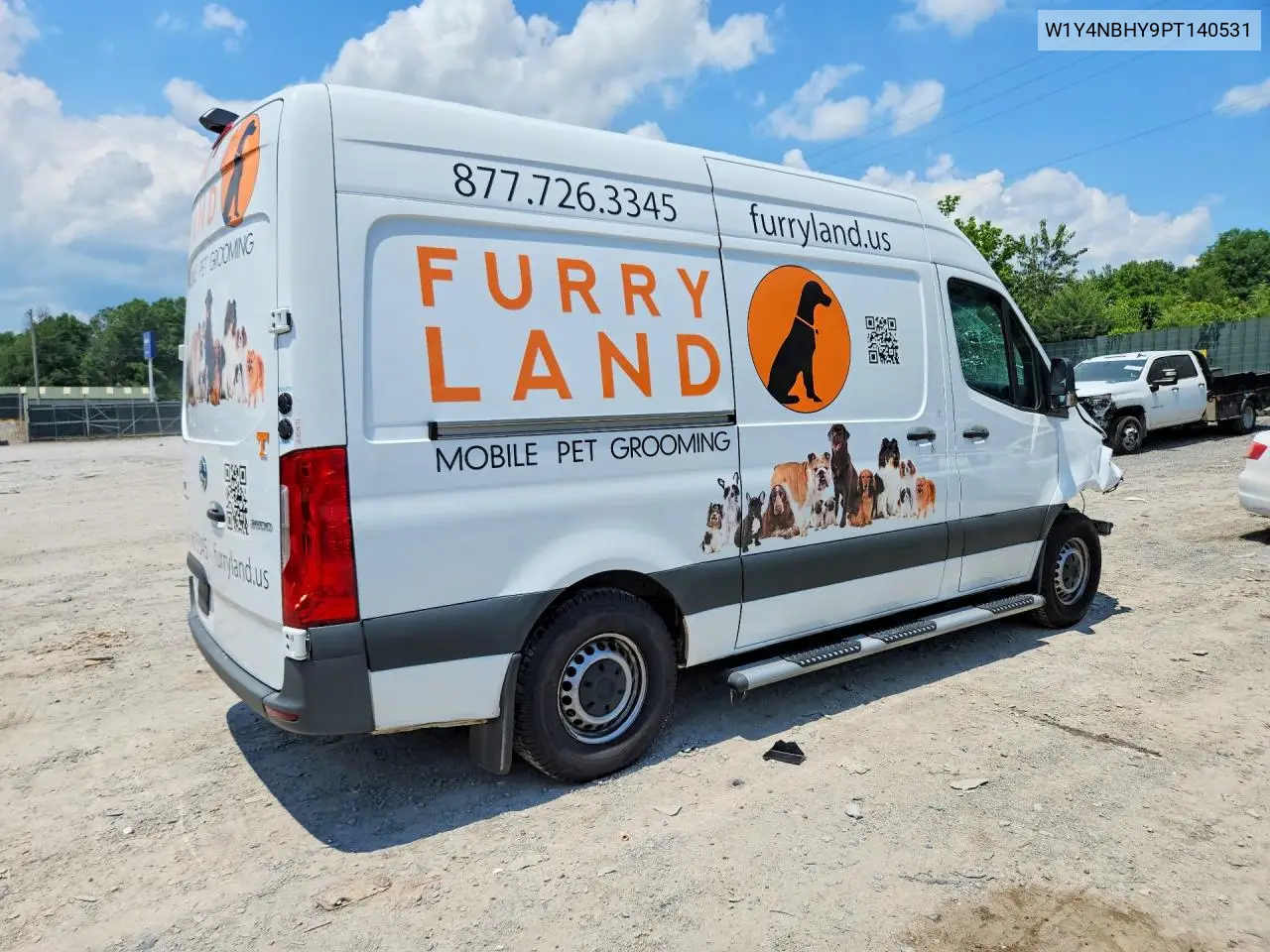 2023 Mercedes-Benz Sprinter 2500 VIN: W1Y4NBHY9PT140531 Lot: 56330806