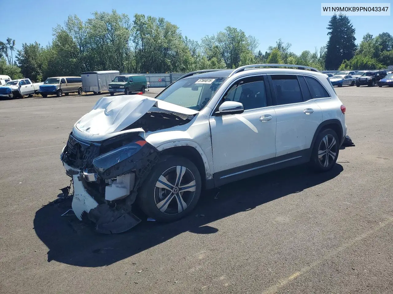 2023 Mercedes-Benz Eqb 300 4Matic VIN: W1N9M0KB9PN043347 Lot: 57504016