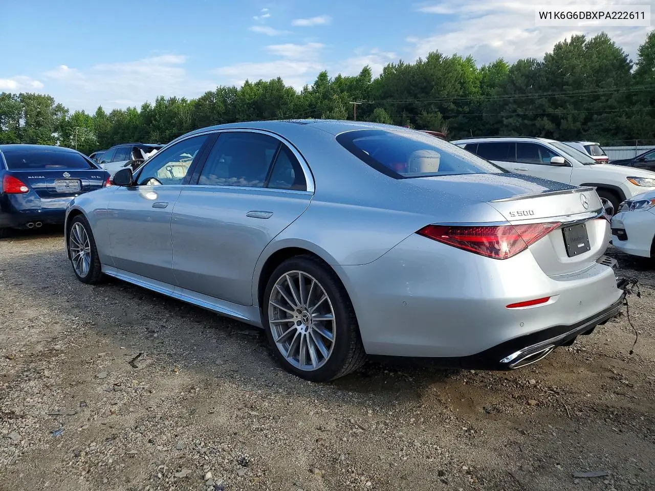 2023 Mercedes-Benz S 500 4Matic VIN: W1K6G6DBXPA222611 Lot: 57882156