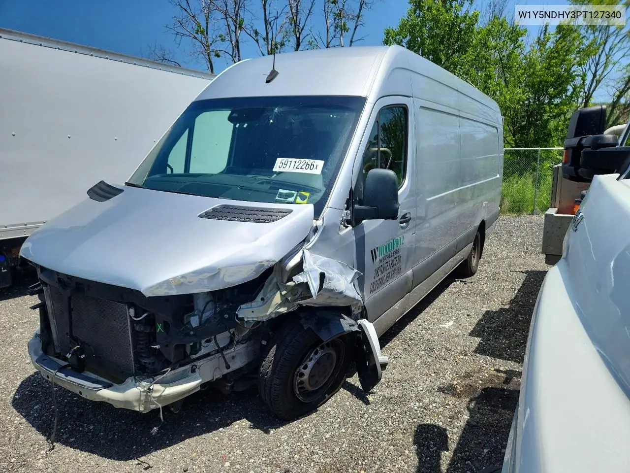 2023 Mercedes-Benz Sprinter 3500 VIN: W1Y5NDHY3PT127340 Lot: 59112266