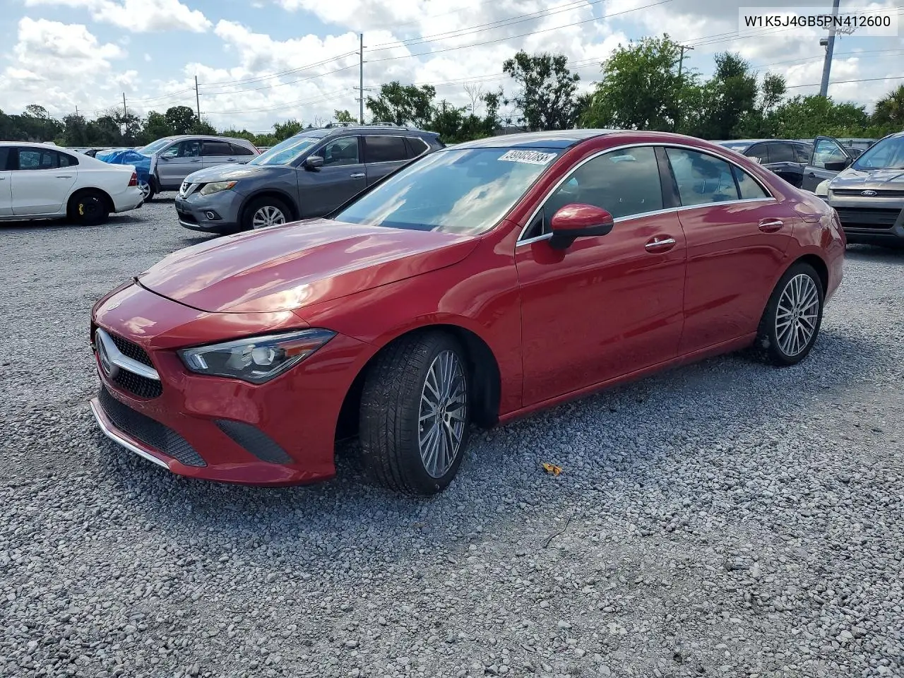 2023 Mercedes-Benz Cla 250 VIN: W1K5J4GB5PN412600 Lot: 59605086