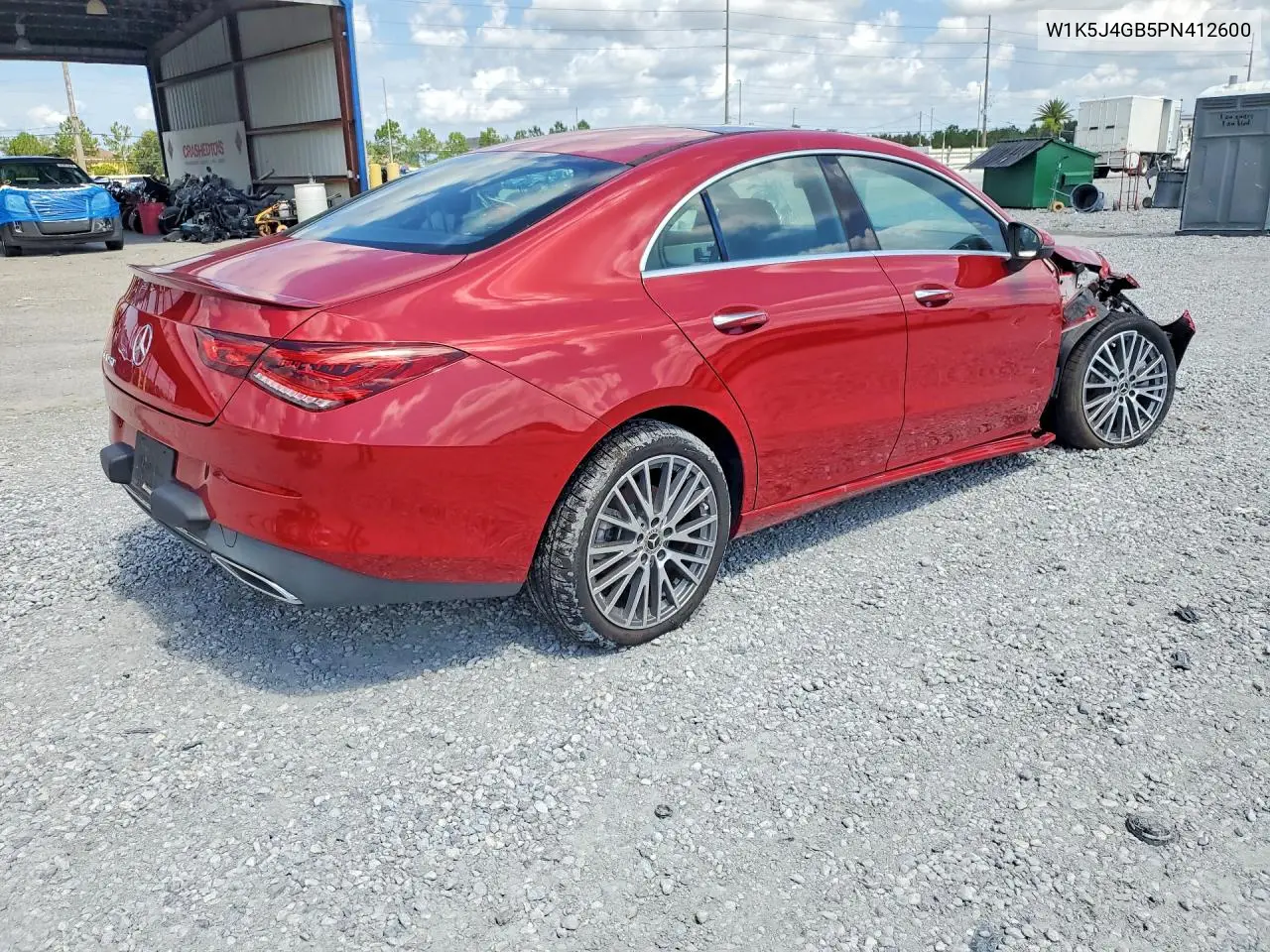 2023 Mercedes-Benz Cla 250 VIN: W1K5J4GB5PN412600 Lot: 59605086