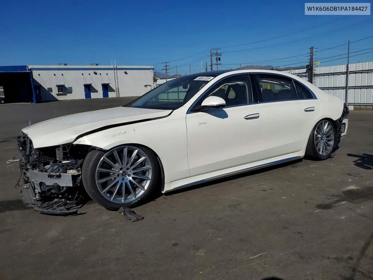 2023 Mercedes-Benz S 500 4Matic VIN: W1K6G6DB1PA184427 Lot: 59882326