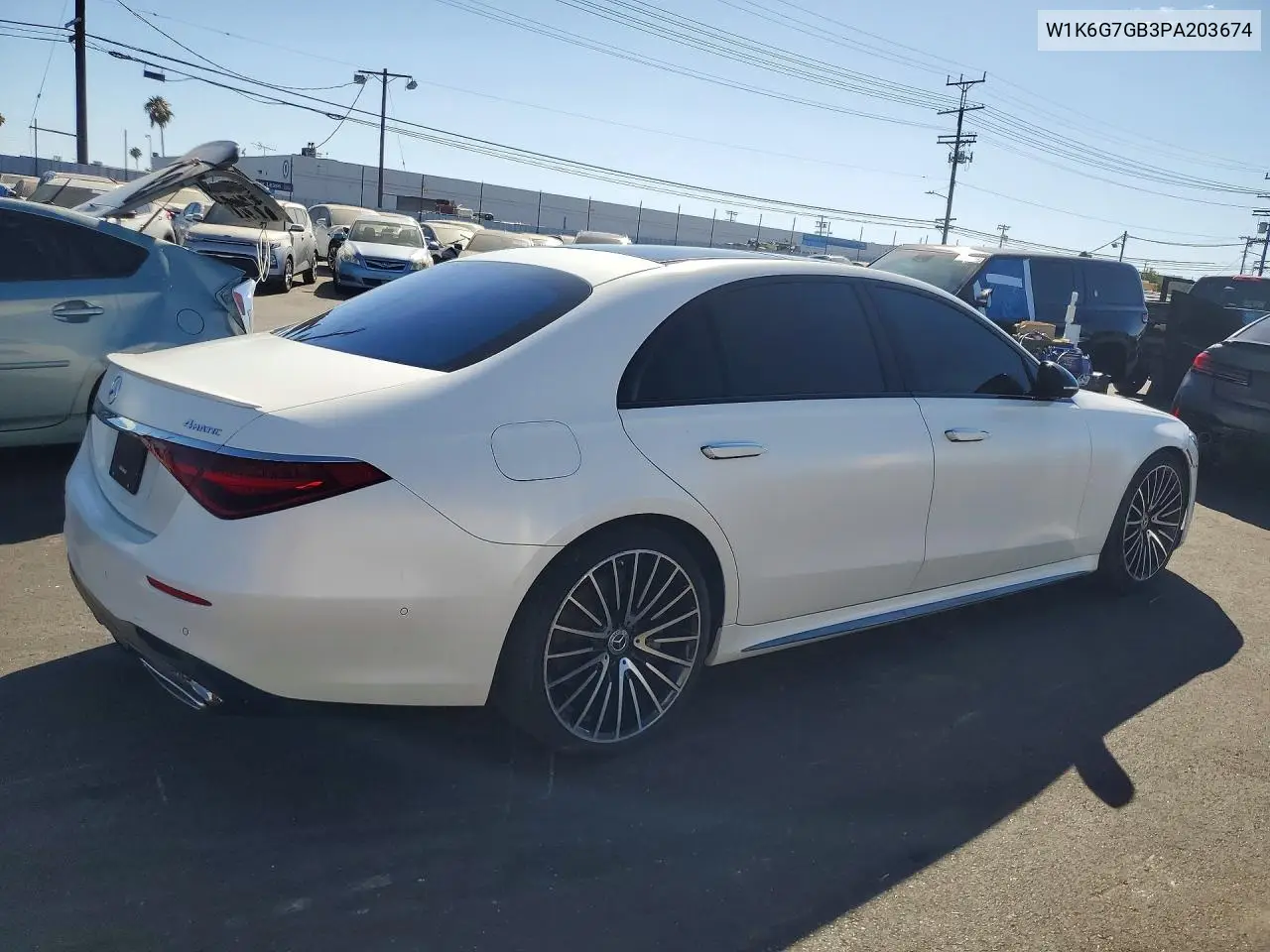 2023 Mercedes-Benz S 580 4Matic VIN: W1K6G7GB3PA203674 Lot: 60487666
