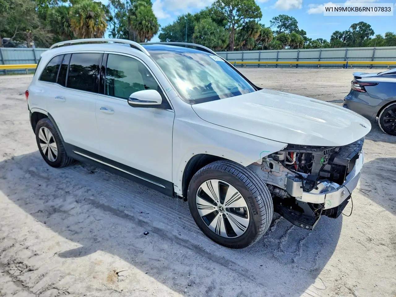 2024 Mercedes-Benz Eqb 300 4Matic VIN: W1N9M0KB6RN107833 Lot: 54301296