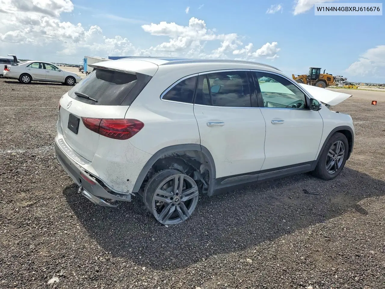 2024 Mercedes-Benz Gla 250 VIN: W1N4N4GBXRJ616676 Lot: 54606076