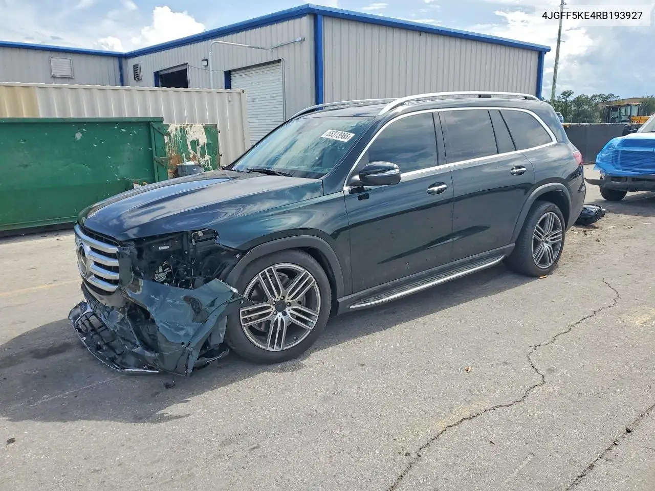 2024 Mercedes-Benz Gls 450 4Matic VIN: 4JGFF5KE4RB193927 Lot: 55313966