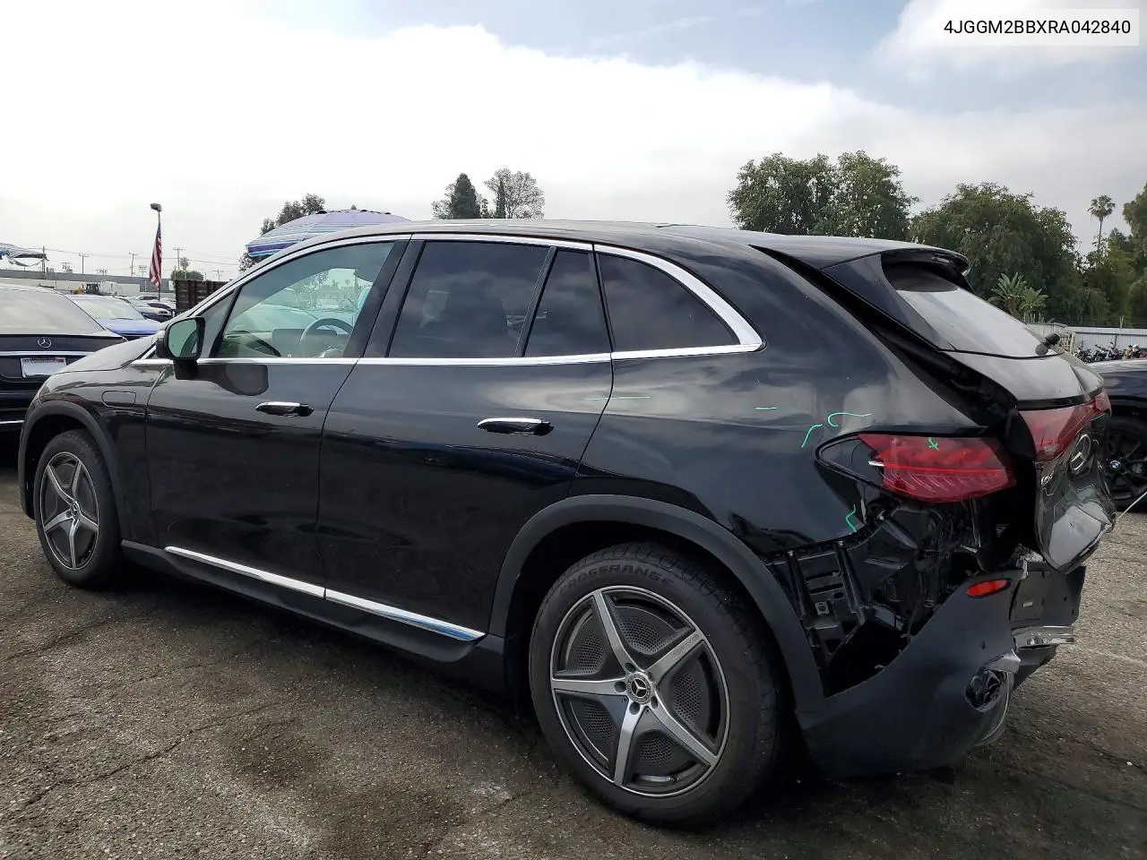 2024 Mercedes-Benz Eqe Suv 350+ VIN: 4JGGM2BBXRA042840 Lot: 55601986