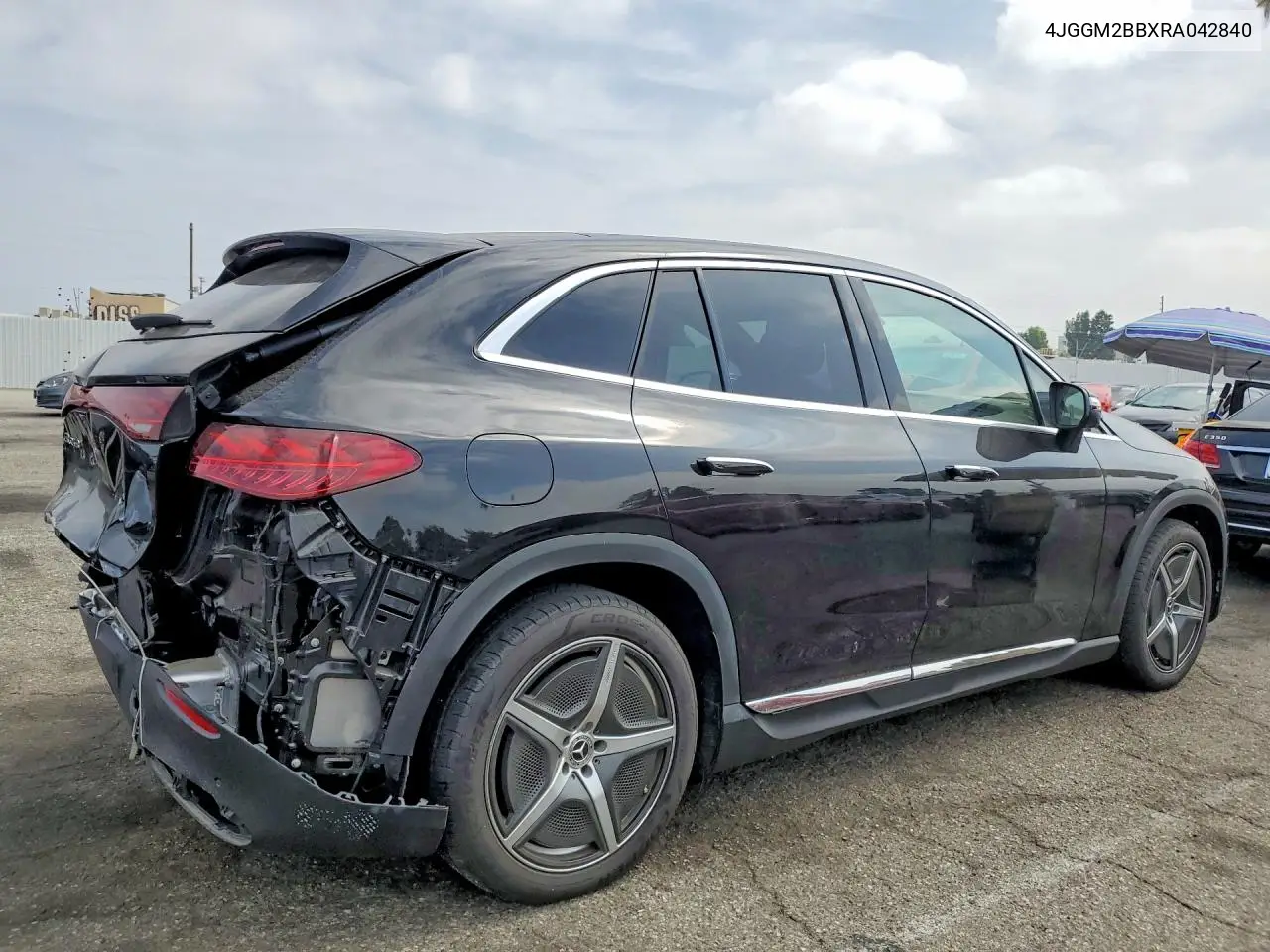 2024 Mercedes-Benz Eqe Suv 350+ VIN: 4JGGM2BBXRA042840 Lot: 55601986