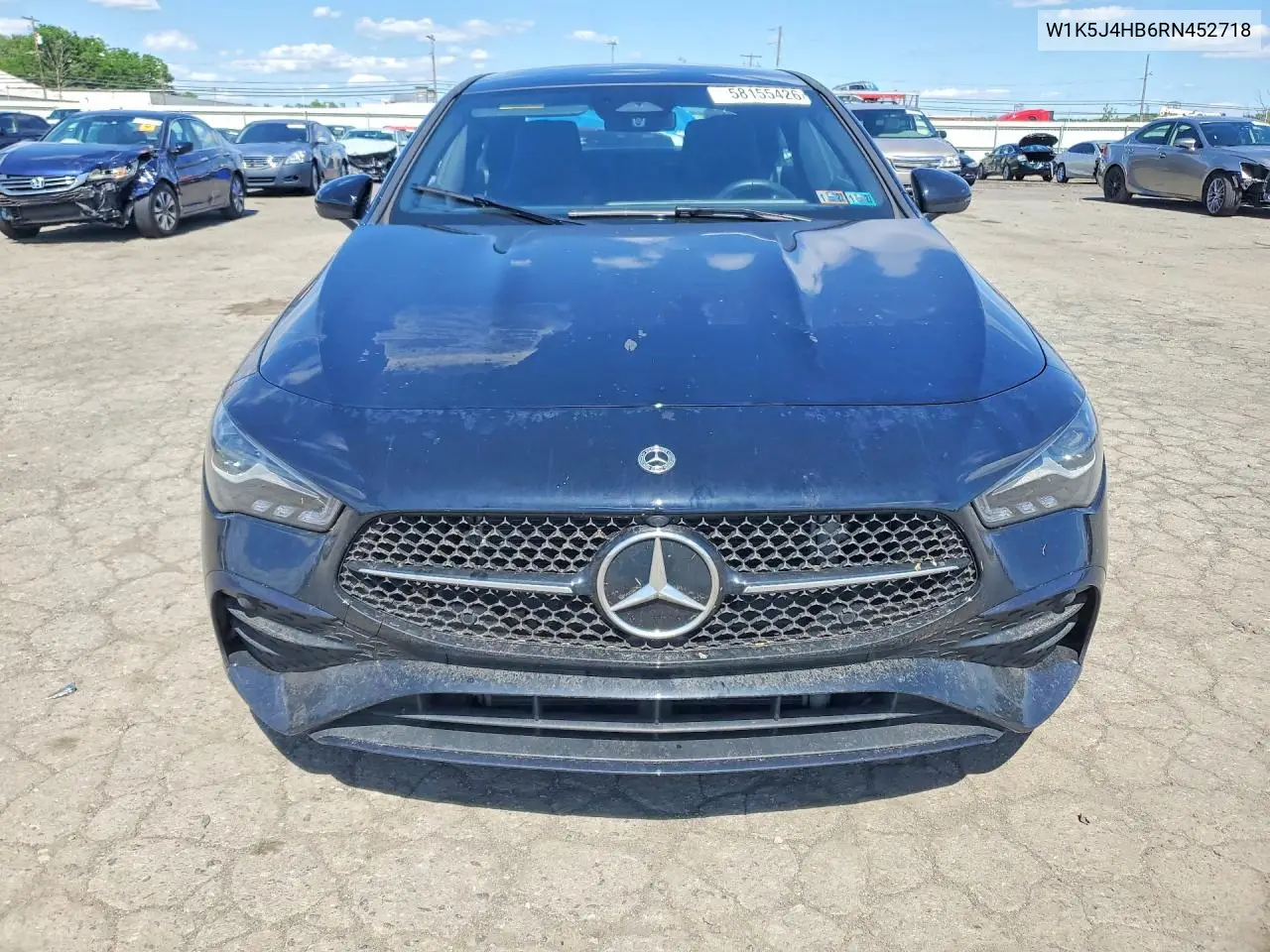 2024 Mercedes-Benz Cla 250 4Matic VIN: W1K5J4HB6RN452718 Lot: 58155426