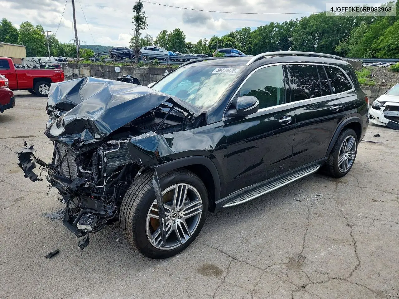 2024 Mercedes-Benz Gls 450 4Matic VIN: 4JGFF5KE6RB083963 Lot: 58464476