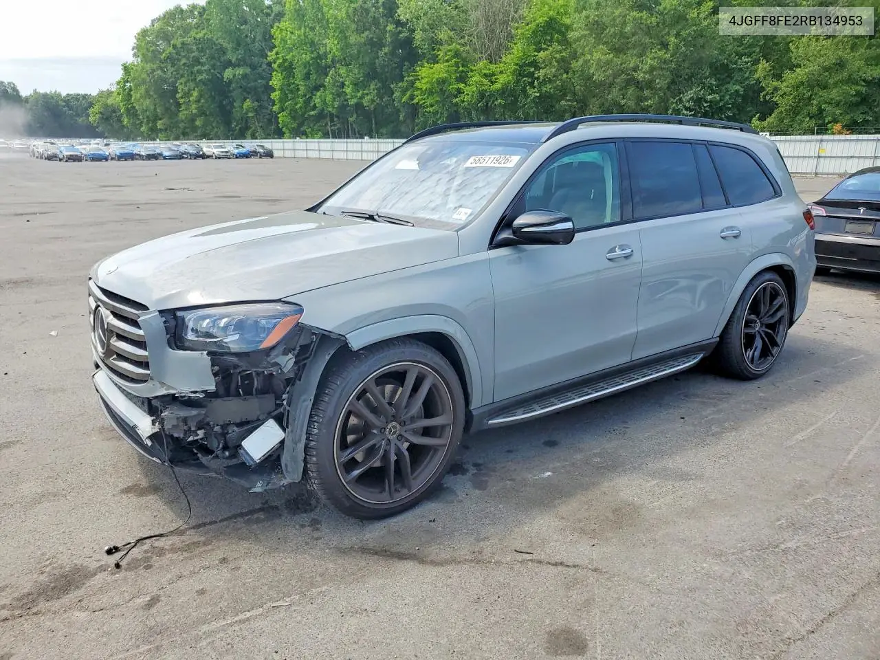 2024 Mercedes-Benz Gls 580 4Matic VIN: 4JGFF8FE2RB134953 Lot: 58511926