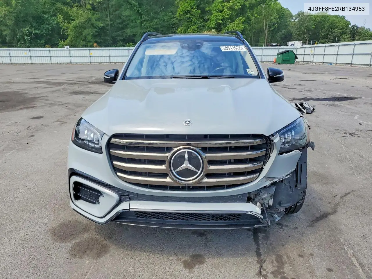 2024 Mercedes-Benz Gls 580 4Matic VIN: 4JGFF8FE2RB134953 Lot: 58511926