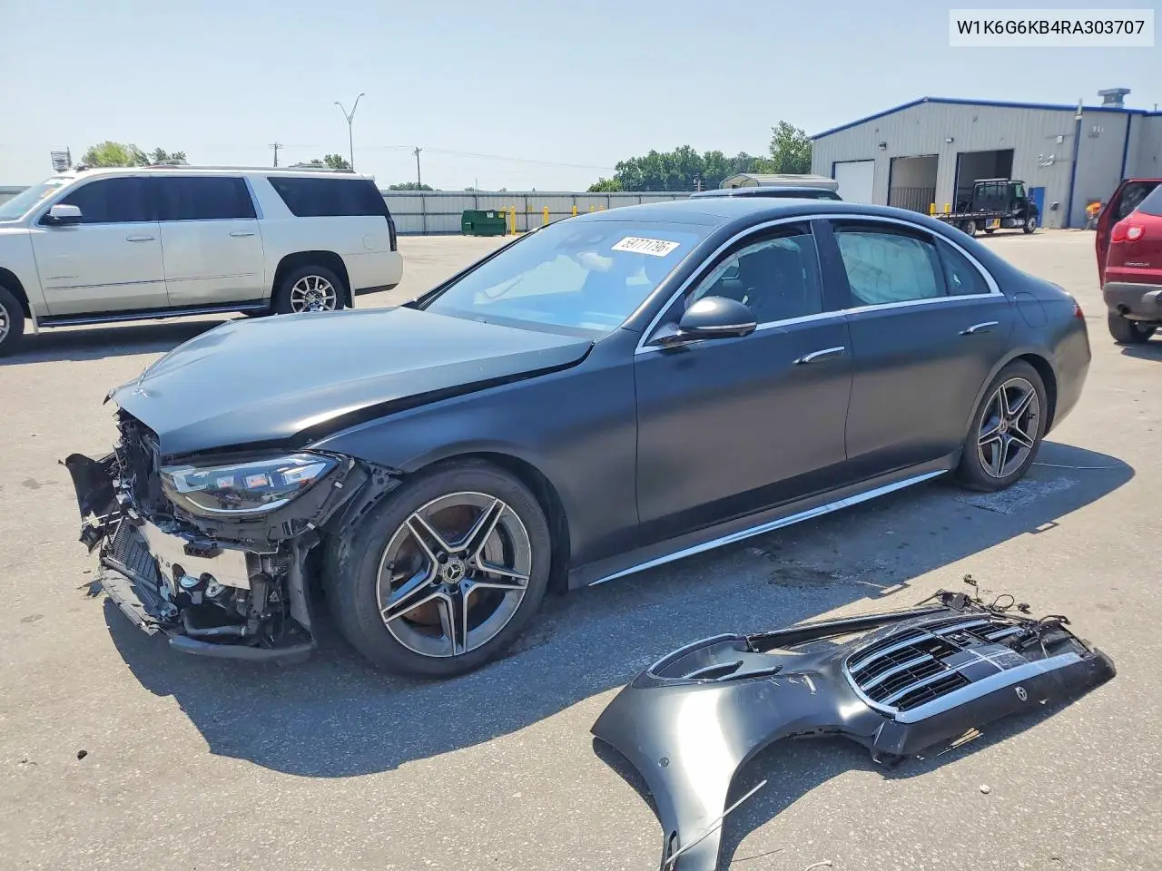 2024 Mercedes-Benz S S580E 4Matic VIN: W1K6G6KB4RA303707 Lot: 59771796