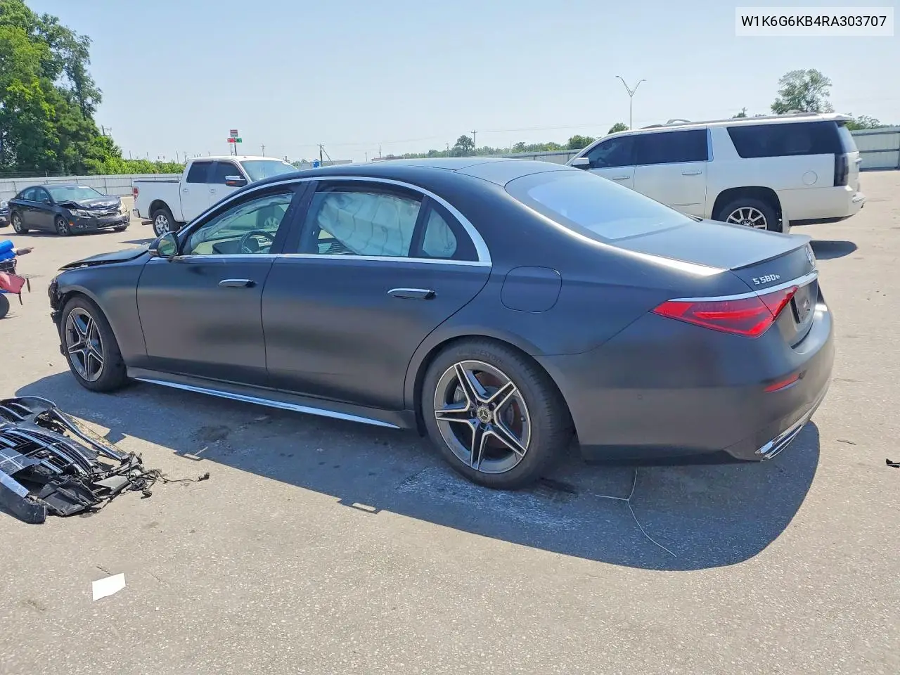 2024 Mercedes-Benz S S580E 4Matic VIN: W1K6G6KB4RA303707 Lot: 59771796