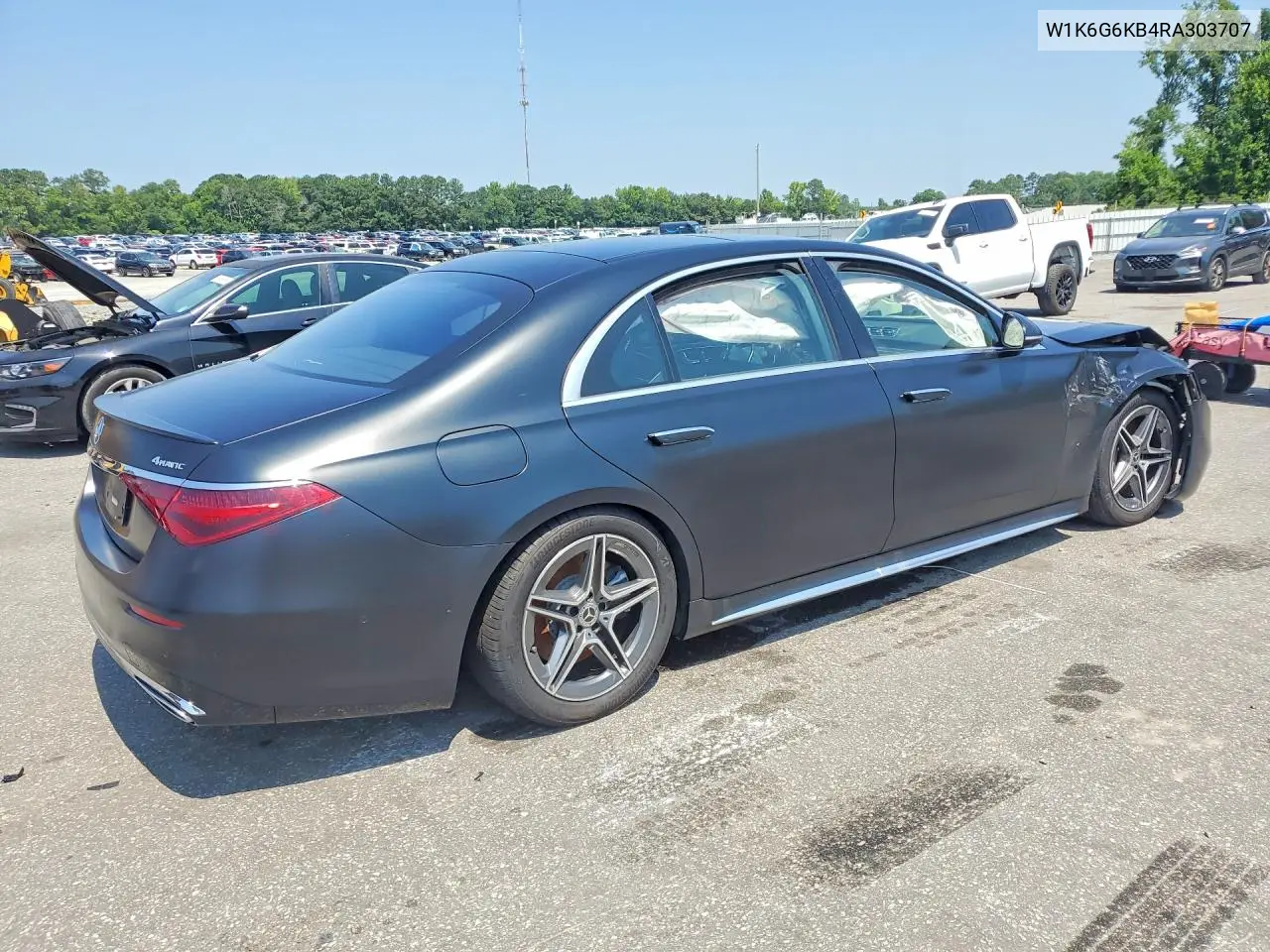 2024 Mercedes-Benz S S580E 4Matic VIN: W1K6G6KB4RA303707 Lot: 59771796