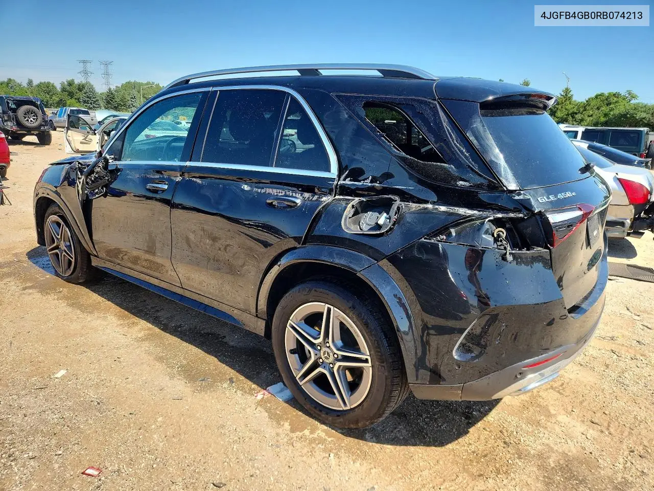 2024 Mercedes-Benz Gle 450E 4Matic VIN: 4JGFB4GB0RB074213 Lot: 59999816