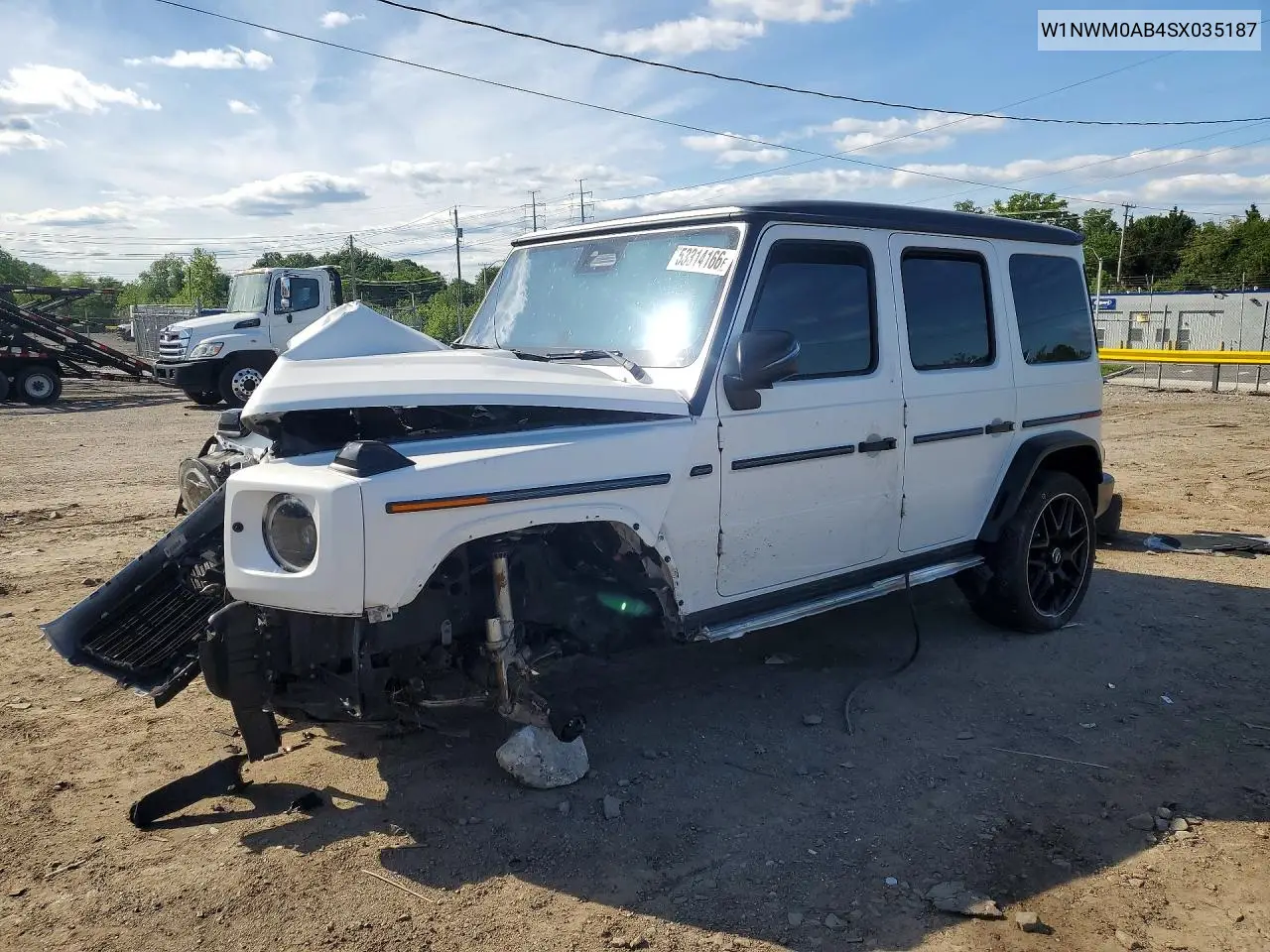 2025 Mercedes-Benz G 580E VIN: W1NWM0AB4SX035187 Lot: 53314166