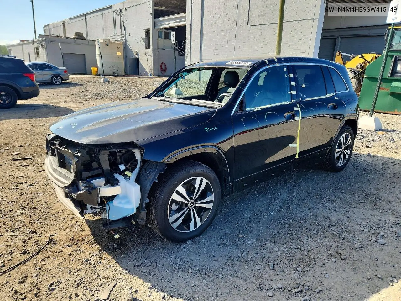 2025 Mercedes-Benz Glb 250 4Matic VIN: W1N4M4HB9SW415149 Lot: 53333336