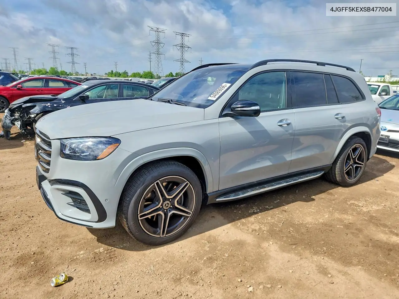 2025 Mercedes-Benz Gls 450 4Matic VIN: 4JGFF5KEXSB477004 Lot: 54089096