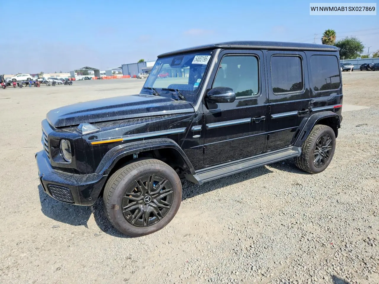 2025 Mercedes-Benz G 580E VIN: W1NWM0AB1SX027869 Lot: 54883196