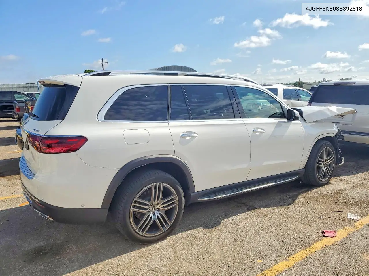 2025 Mercedes-Benz Gls 450 4Matic VIN: 4JGFF5KE0SB392818 Lot: 55236276