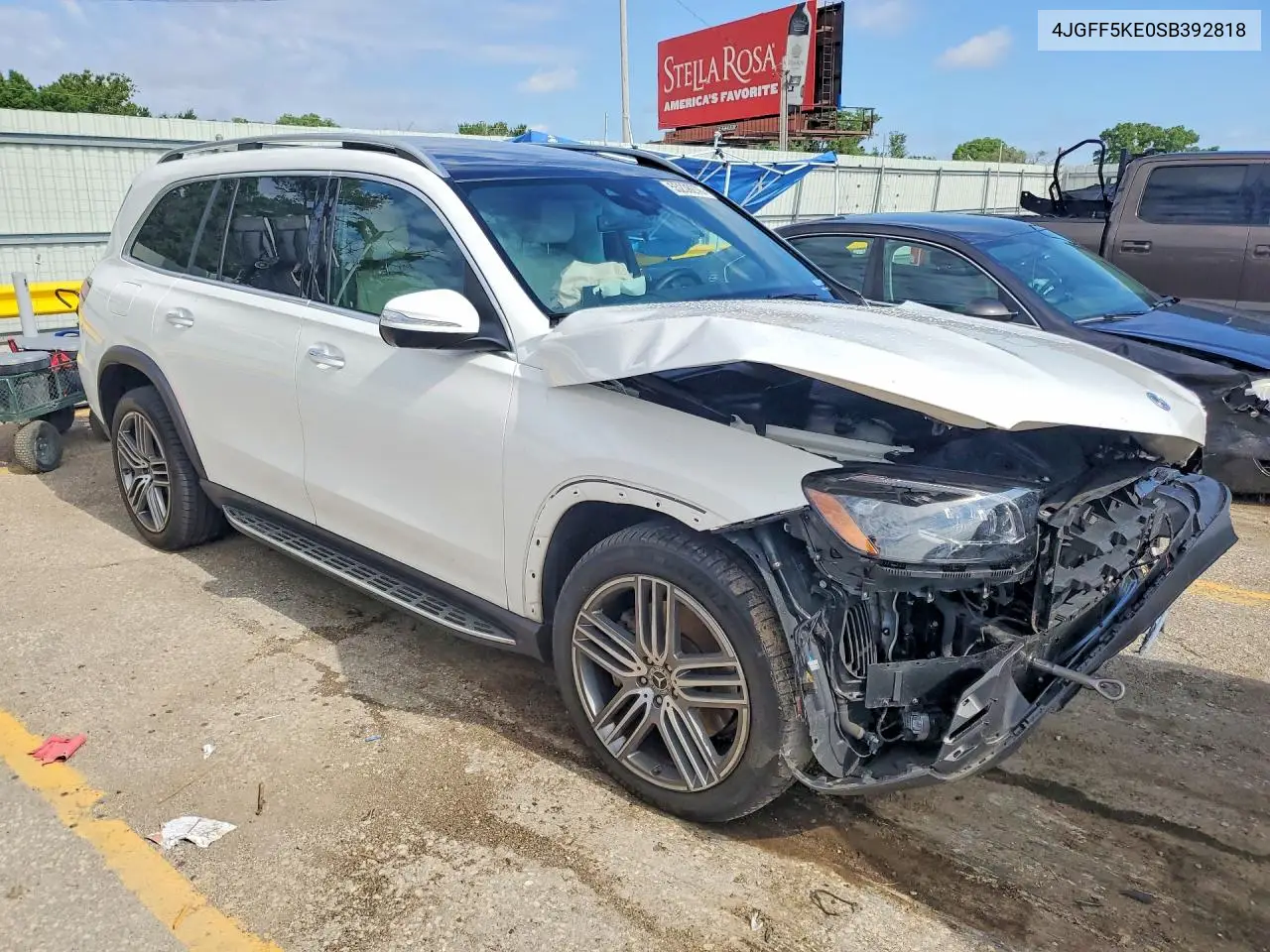 2025 Mercedes-Benz Gls 450 4Matic VIN: 4JGFF5KE0SB392818 Lot: 55236276