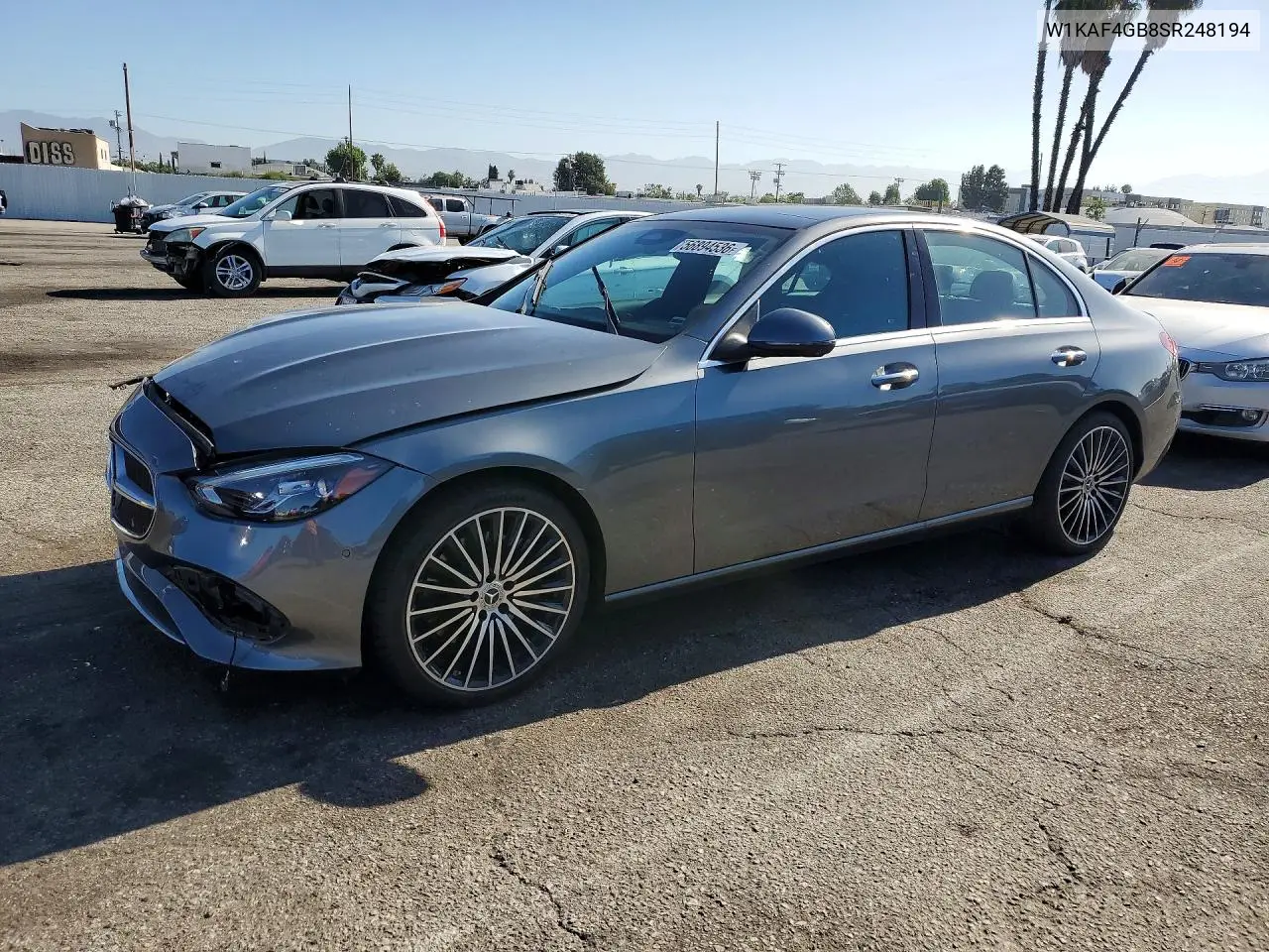 2025 Mercedes-Benz C 300 VIN: W1KAF4GB8SR248194 Lot: 56894536