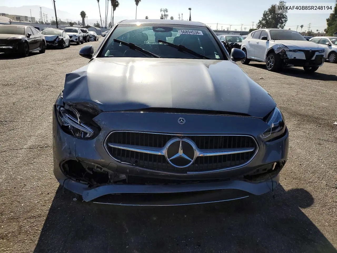 2025 Mercedes-Benz C 300 VIN: W1KAF4GB8SR248194 Lot: 56894536