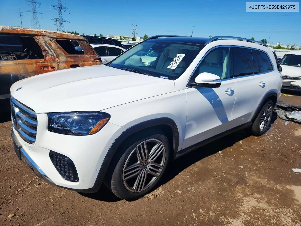 2025 Mercedes-Benz Gls 450 4Matic VIN: 4JGFF5KE5SB429975 Lot: 57205296