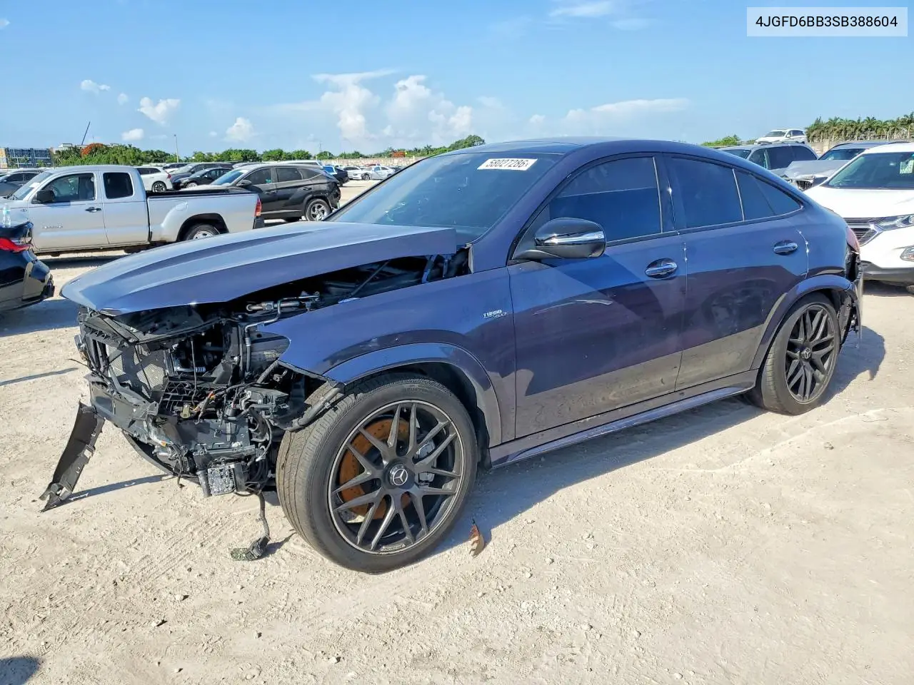 2025 Mercedes-Benz Gle Coupe Amg 53 4Matic VIN: 4JGFD6BB3SB388604 Lot: 58027286