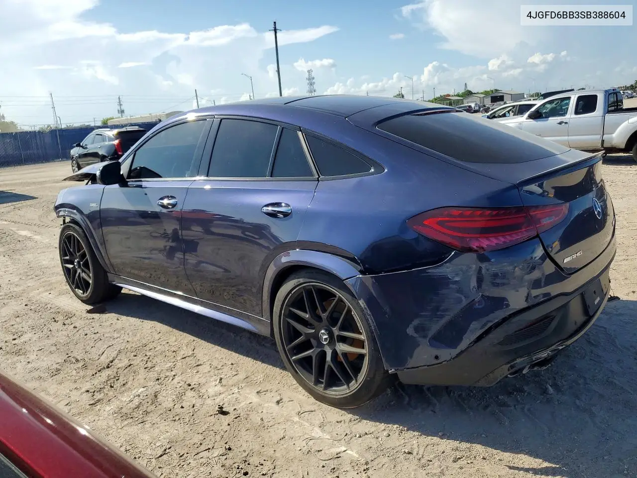 2025 Mercedes-Benz Gle Coupe Amg 53 4Matic VIN: 4JGFD6BB3SB388604 Lot: 58027286