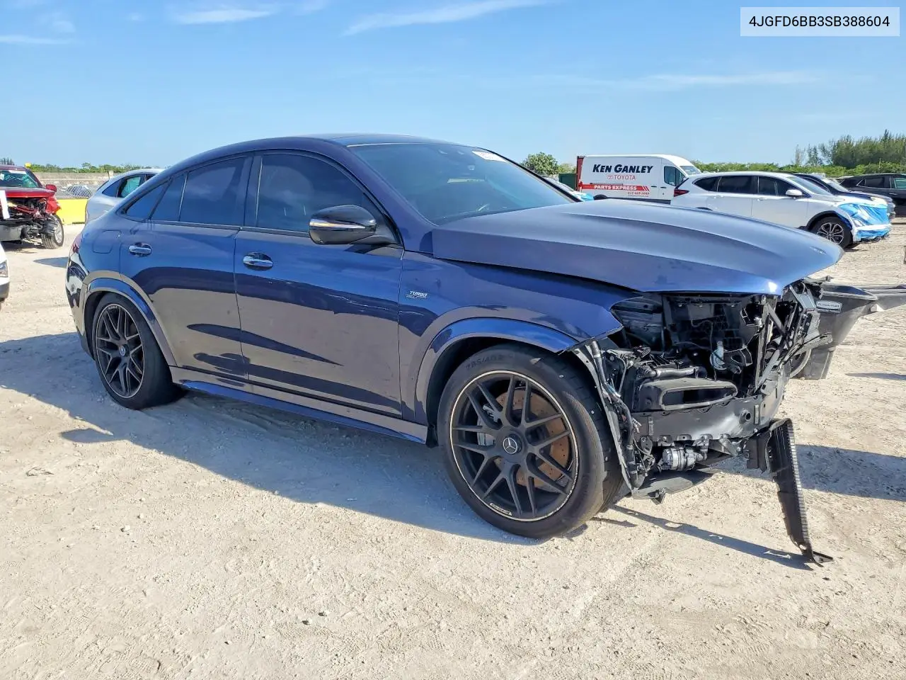 2025 Mercedes-Benz Gle Coupe Amg 53 4Matic VIN: 4JGFD6BB3SB388604 Lot: 58027286