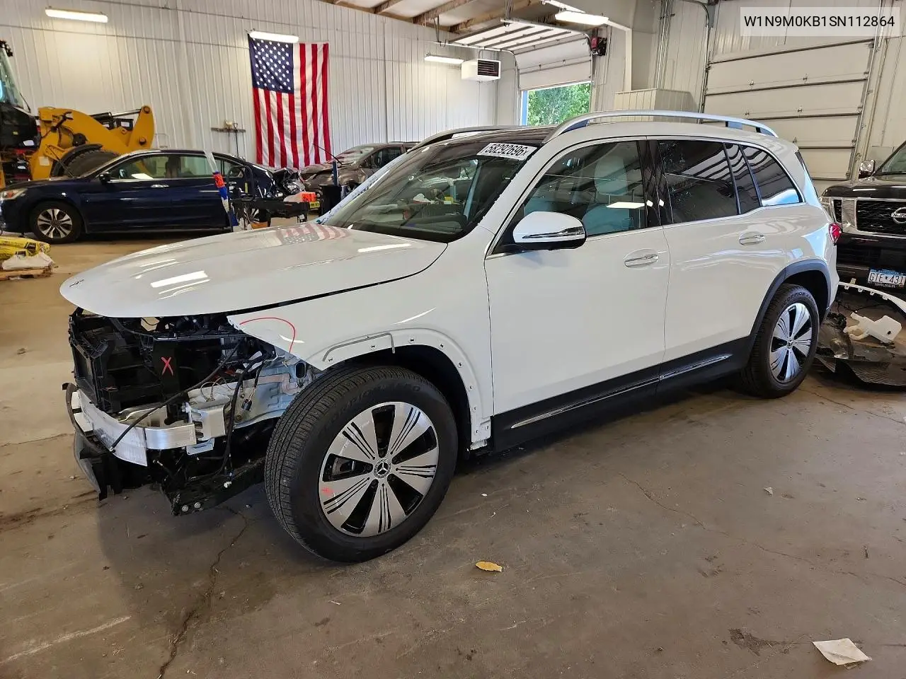 2025 Mercedes-Benz Eqb 300 4Matic VIN: W1N9M0KB1SN112864 Lot: 58292696