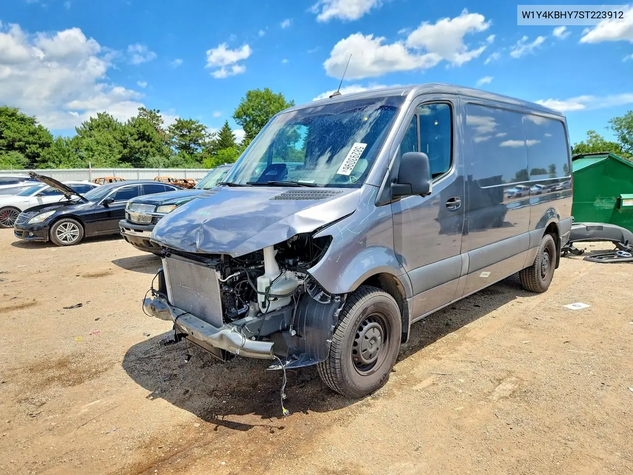 2025 Mercedes-Benz Sprinter 2500 VIN: W1Y4KBHY7ST223912 Lot: 58293096