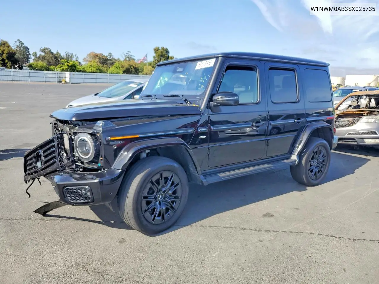 2025 Mercedes-Benz G 580E VIN: W1NWM0AB3SX025735 Lot: 59679956
