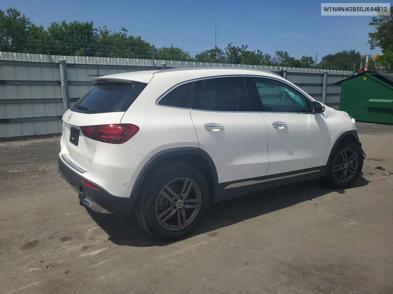 2025 Mercedes-Benz Gla 250 VIN: W1N4N4GB5SJ684812 Lot: 60497506