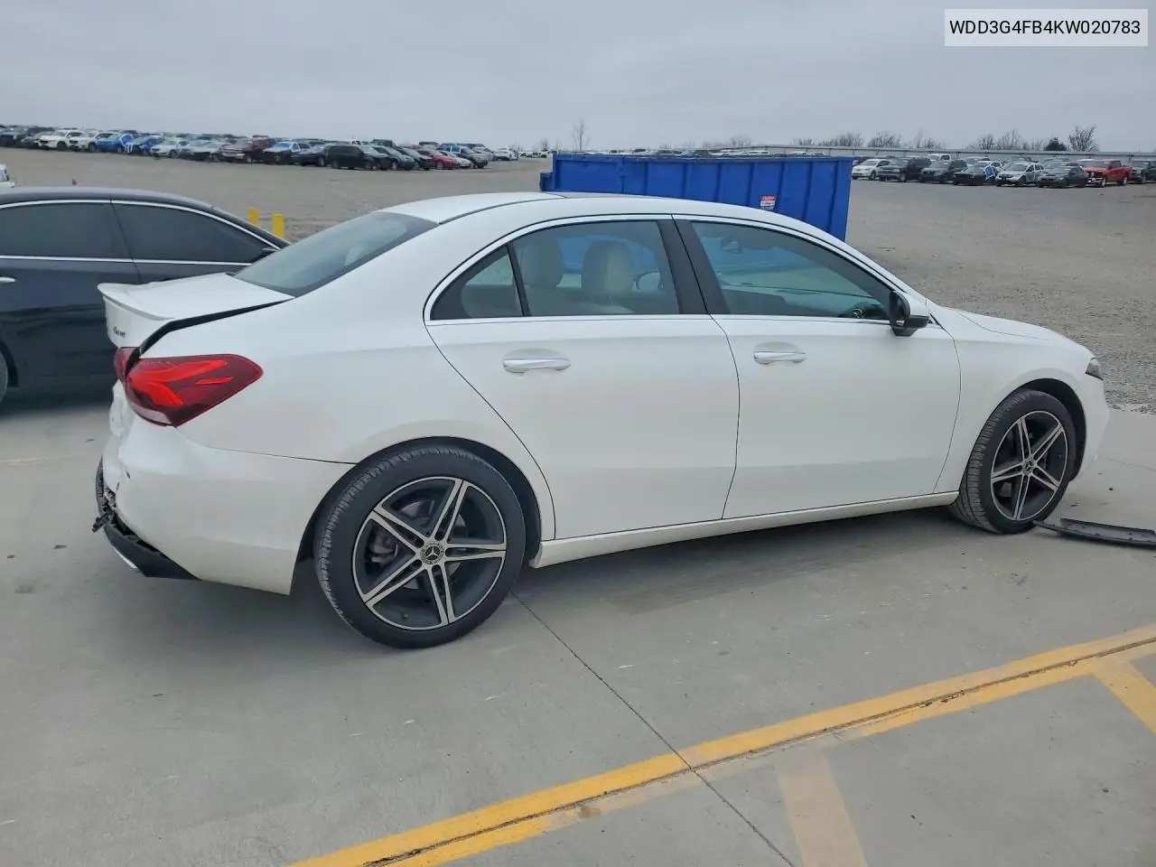 2019 Mercedes-Benz A 220 4Matic VIN: WDD3G4FB4KW020783 Lot: 47430826
