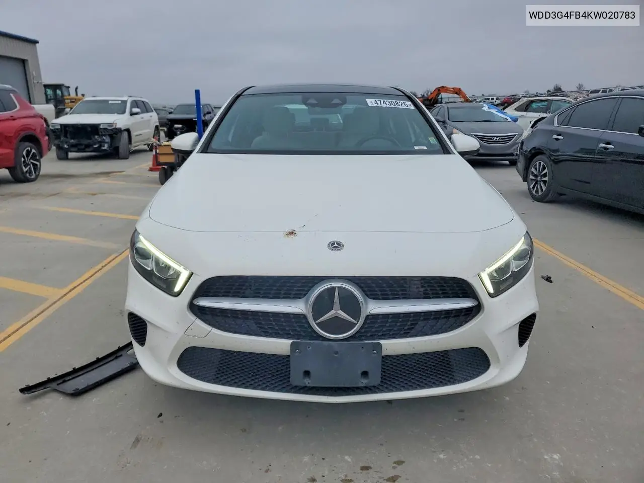 2019 Mercedes-Benz A 220 4Matic VIN: WDD3G4FB4KW020783 Lot: 47430826