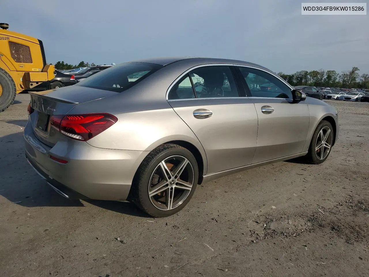 2019 Mercedes-Benz A 220 4Matic VIN: WDD3G4FB9KW015286 Lot: 49470986
